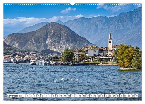 Produktbild: Piemont - Norditaliens stille Sch&ouml;nheit (hochwertiger Premium Wandkalender 2026 DIN A2 quer), Kunstdruck in Hochglanz