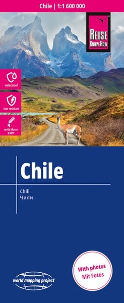 Produktbild: Reise Know-How Landkarte Chile (1:1.600.000)