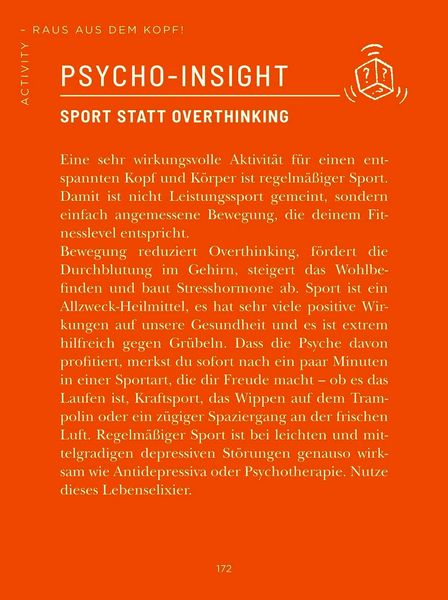 Produktbild: Die 1-Minuten-Strategie gegen Overthinking