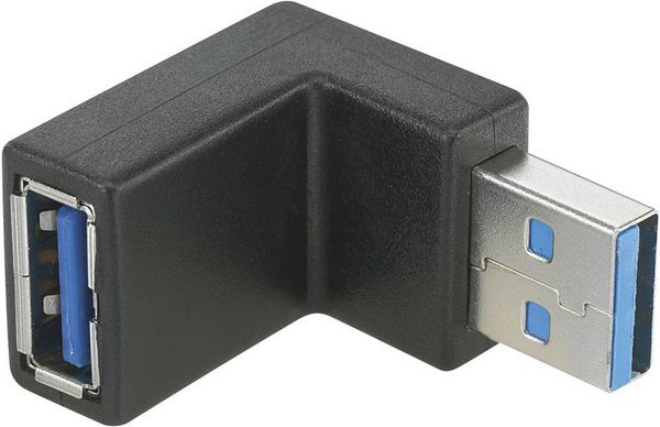 Produktbild: Renkforce USB 3.2 Gen 1 (USB 3.0) Adapter [1x USB 3.2 Gen 1 Stecker A (USB 3.0) - 1x USB 3.2 Gen 1 Buchse A (USB 3.0)]
