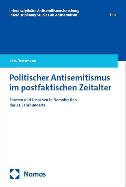 Produktbild: Politischer Antisemitismus im postfaktischen Zeitalter