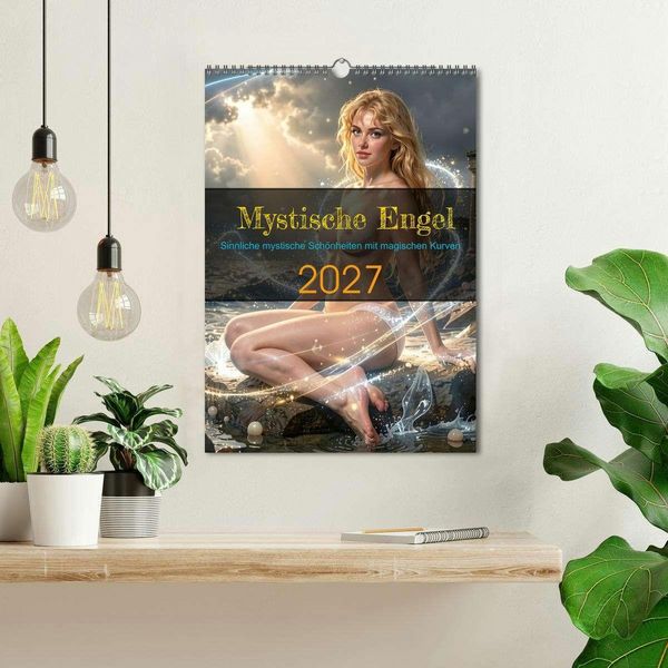 Produktbild: Mystische Engel (Wandkalender 2027 DIN A3 hoch), CALVENDO Monatskalender