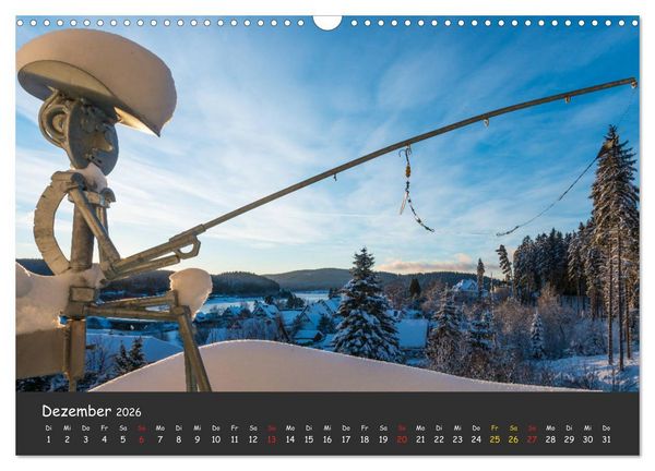 Produktbild: Schluchsee Naturpark S&uuml;dschwarzwald (Wandkalender 2026 DIN A3 quer), CALVENDO Monatskalender