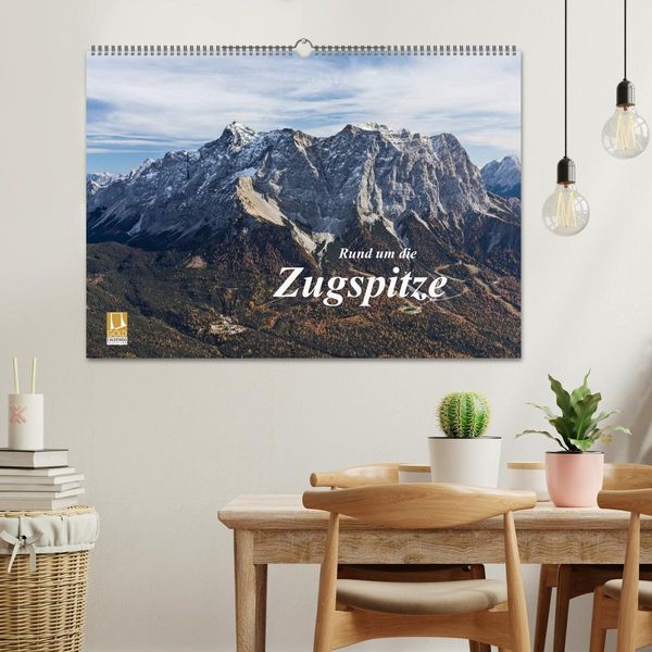 Produktbild: Rund um die Zugspitze (Wandkalender 2026 DIN A2 quer), CALVENDO Monatskalender