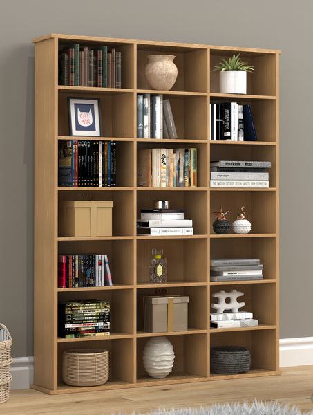 Produktbild: Holz CD DVD Standregal B&uuml;cherregal Regal Megosa M