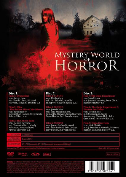 Produktbild: Mystery World of Horror [3 DVDs]