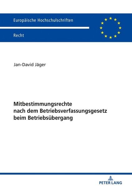 Produktbild: Mitbestimmungsrechte nach dem Betriebsverfassungsgesetz beim Betriebs&uuml;bergang