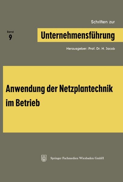 Produktbild: Schriften zur Unternehmensf&uuml;hrung