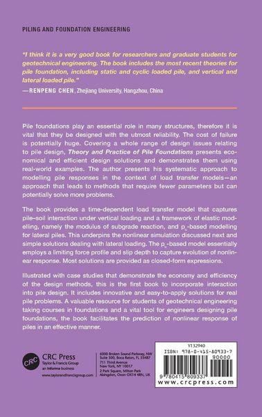 Produktbild: Theory and Practice of Pile Foundations