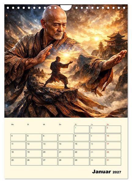 Produktbild: Seele des Kriegers (Wandkalender 2027 DIN A4 hoch), CALVENDO Monatskalender
