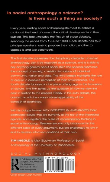 Produktbild: Key Debates in Anthropology