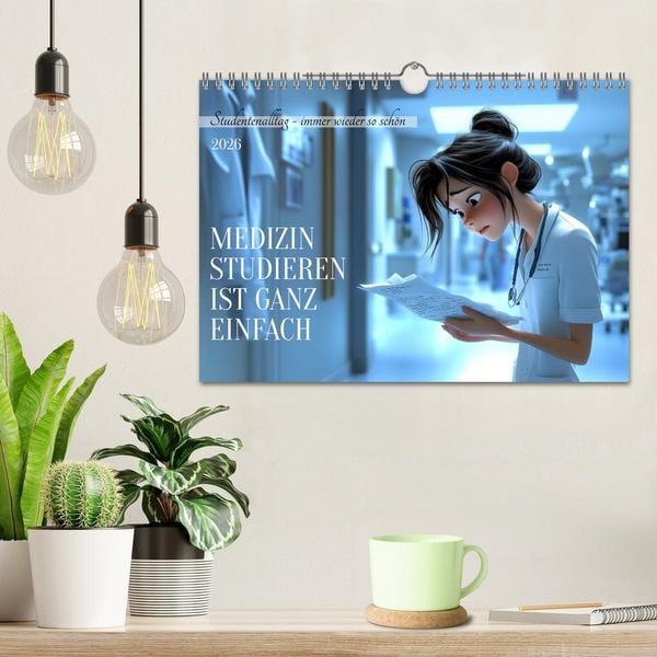 Produktbild: Medizin studieren ist ganz einfach (Wandkalender 2026 DIN A4 quer), CALVENDO Monatskalender