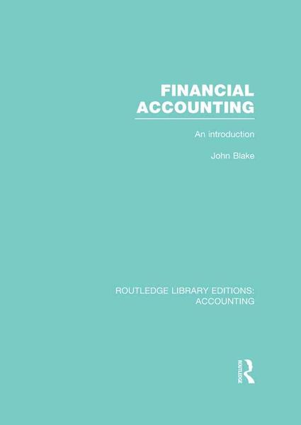Produktbild: Financial Accounting (RLE Accounting)