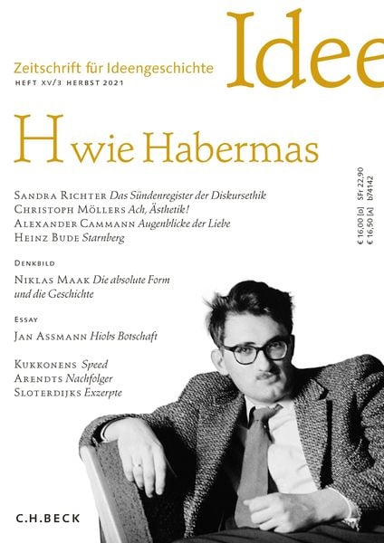 Produktbild: Zeitschrift f&uuml;r Ideengeschichte Heft XV/3 Herbst 2021