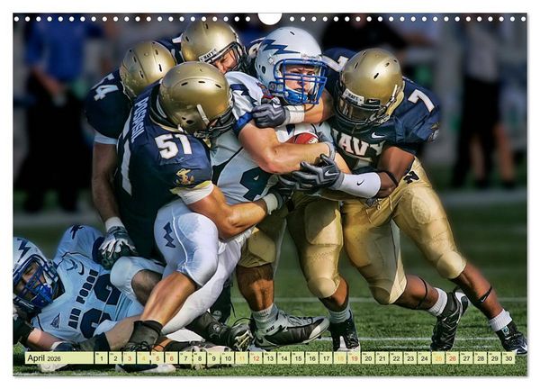 Produktbild: American Football - Taktik und Athletik (Wandkalender 2026 DIN A3 quer), CALVENDO Monatskalender
