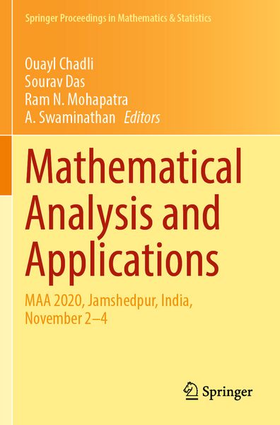 Produktbild: Mathematical Analysis and Applications
