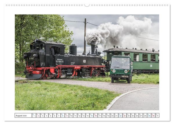 Produktbild: Volldampf voraus! (hochwertiger Premium Wandkalender 2026 DIN A2 quer), Kunstdruck in Hochglanz