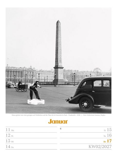 Produktbild: Die gute alte Zeit Wochenplaner Kalender 2027