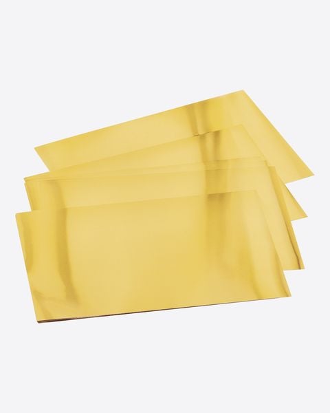 Produktbild: Folia Pr&auml;gefolienmappe 70, 18,5x29cm, 3 Blatt, gold