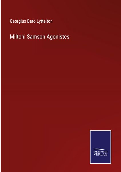 Produktbild: Miltoni Samson Agonistes