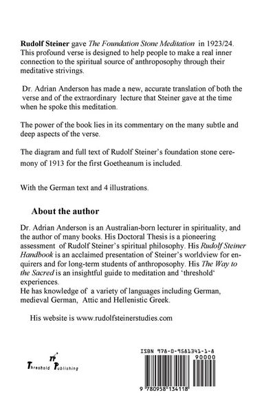 Produktbild: The Foundation Stone Meditation - A New Commentary