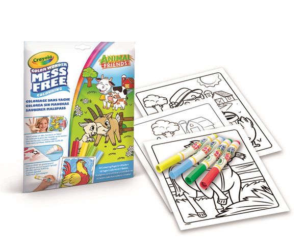 Produktbild: CRAYOLA - Color Wonder Malspass Tierfreunde