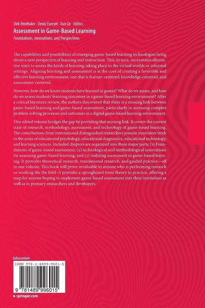 Produktbild: Assessment in Game-Based Learning