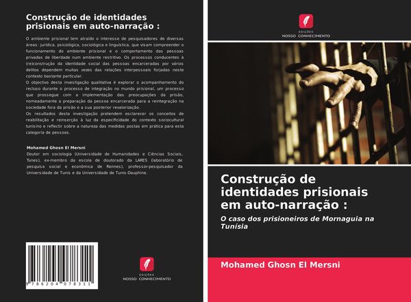 Produktbild: Constru&ccedil;&atilde;o de identidades prisionais em auto-narra&ccedil;&atilde;o :