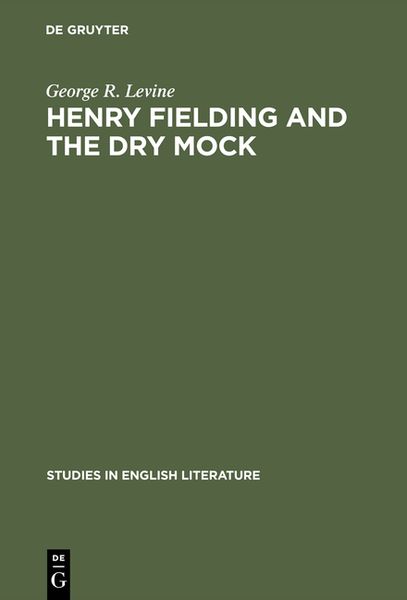 Produktbild: Henry Fielding and the dry mock
