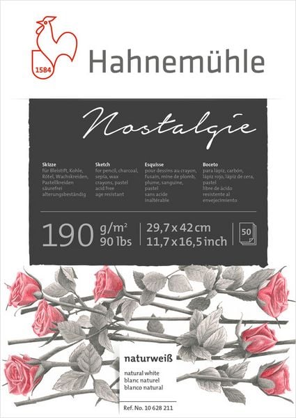Produktbild: Hahnem&uuml;hle Papier Nostalgie, DIN A 3, 190 g/m&sup2;