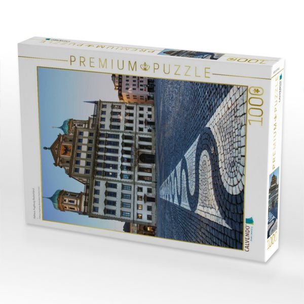 Produktbild: CALVENDO Puzzle Rathaus, Augsburg, Deutschland | 1000 Teile Lege-Gr&ouml;&szlig;e 64x48cm Foto-Puzzle f&uuml;r gl&uuml;ckliche Stunden
