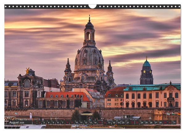 Produktbild: Dresden - Die Frauenkirche (Wandkalender 2026 DIN A3 quer), CALVENDO Monatskalender