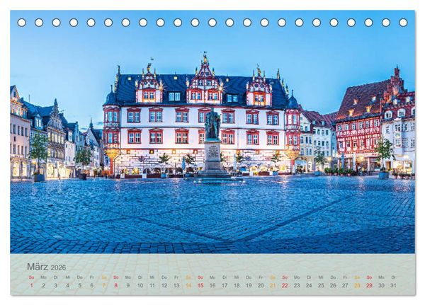 Produktbild: Coburg - oberfr&auml;nkisches Juwel (Tischkalender 2026 DIN A5 quer), CALVENDO Monatskalender