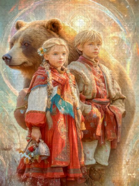 Produktbild: CALVENDO Puzzle Folklorekleidung der norwegischen Ureinwohner | 1000 Teile Lege-Gr&ouml;&szlig;e 64x48cm Foto-Puzzle f&uuml;r gl&uuml;ckliche Stunden