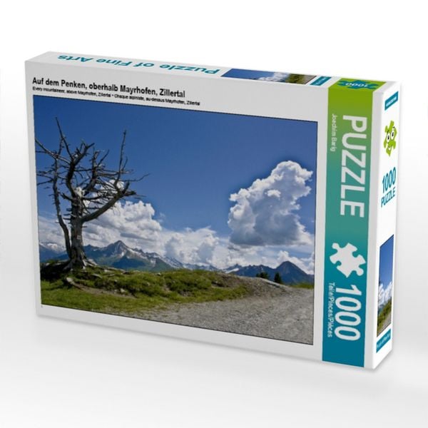 CALVENDO Puzzle Auf dem Penken, oberhalb Mayrhofen, Zillertal | 1000 Teile Lege-Größe 64x48cm Foto-Puzzle für glückliche Stunden