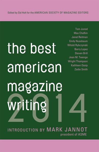 Produktbild: The Best American Magazine Writing 2014