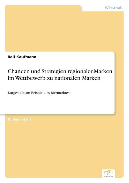 Produktbild: Chancen und Strategien regionaler Marken im Wettbewerb zu nationalen Marken