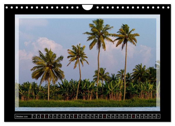 Produktbild: Kerala - Impressionen aus S&uuml;dindien (Wandkalender 2026 DIN A4 quer), CALVENDO Monatskalender