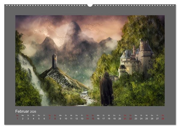 Produktbild: Weg des Zauberers (hochwertiger Premium Wandkalender 2026 DIN A2 quer), Kunstdruck in Hochglanz