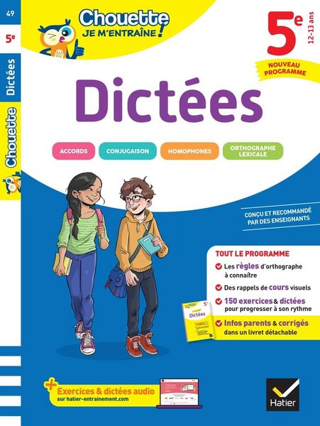 Produktbild: Dict&eacute;es 5e : nouveau programme