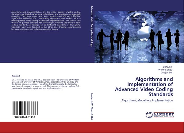 Produktbild: Algorithms and Implementation of Advanced Video Coding Standards
