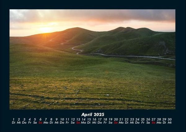 Produktbild: Bergige Welten 2025 Fotokalender DIN A4