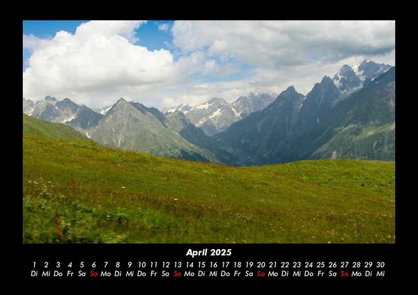 Produktbild: Landschaftskalender 2025 Fotokalender DIN A3