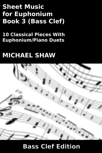 Produktbild: Sheet Music for Euphonium - Book 3 (Bass Clef)
