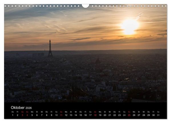 Produktbild: Eiffel Tower &ndash; Tour Eiffel &ndash; Eiffelturm &ndash; Paris 2026 (Wandkalender 2026 DIN A3 quer), CALVENDO Monatskalender