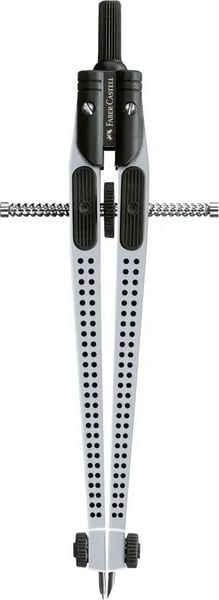 Produktbild: Faber-Castell Schnellverstellzirkel GRIP silber