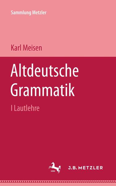 Produktbild: Altdeutsche Grammatik I Lautlehre