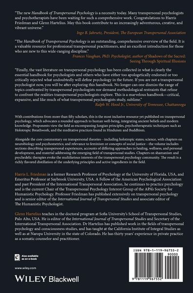 Produktbild: The Wiley-Blackwell Handbook of Transpersonal Psychology