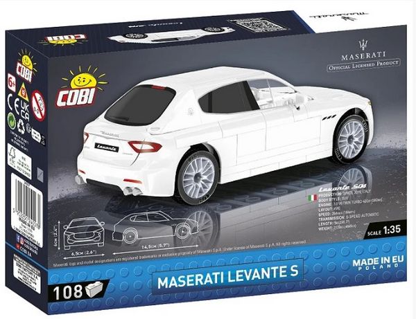 Produktbild: COBI 24507 - Maserati Levante S, Bausatz 1:35, Bausatz 108 Klemmbausteine