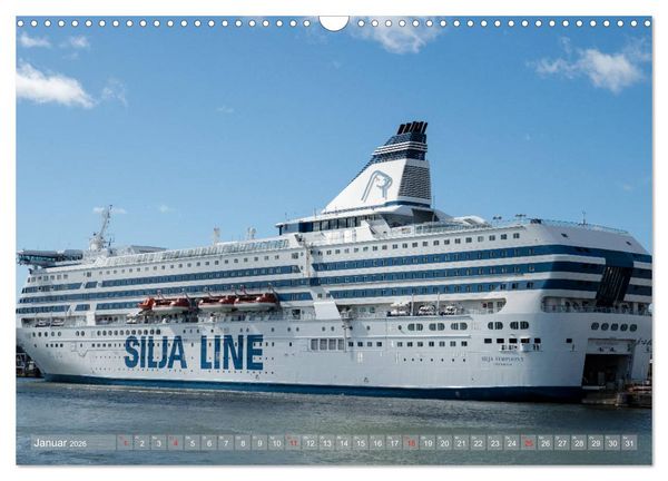 Produktbild: Container - Tanker - Kreuzfahrt - Schiffe (Wandkalender 2026 DIN A3 quer), CALVENDO Monatskalender